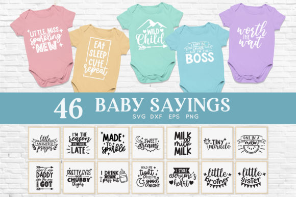 Download Baby Sayings Newborn Bundle - Baby Collection