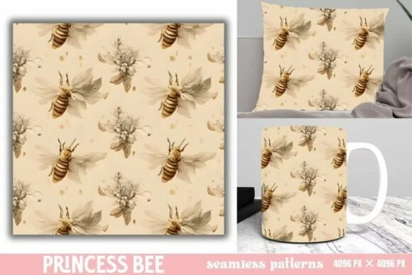 Download Princess Bee Digital Paper Background - Background Collection