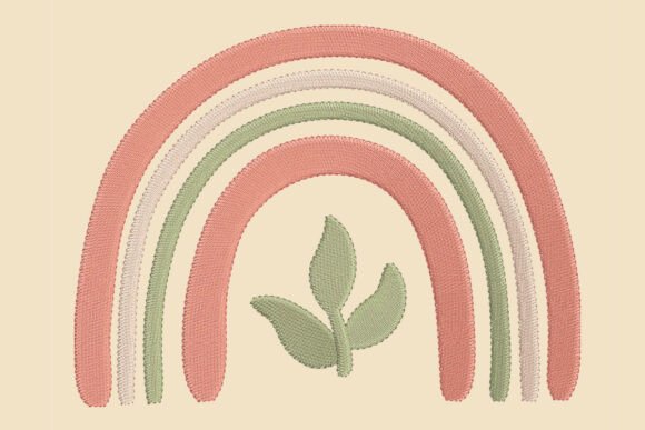 Download Dreamy Boho Rainbow Embroidery Design - Bow embroidery Collection