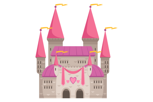 Download Princess Castle. Cute Cartoon Fairytale - Princess castle Collection